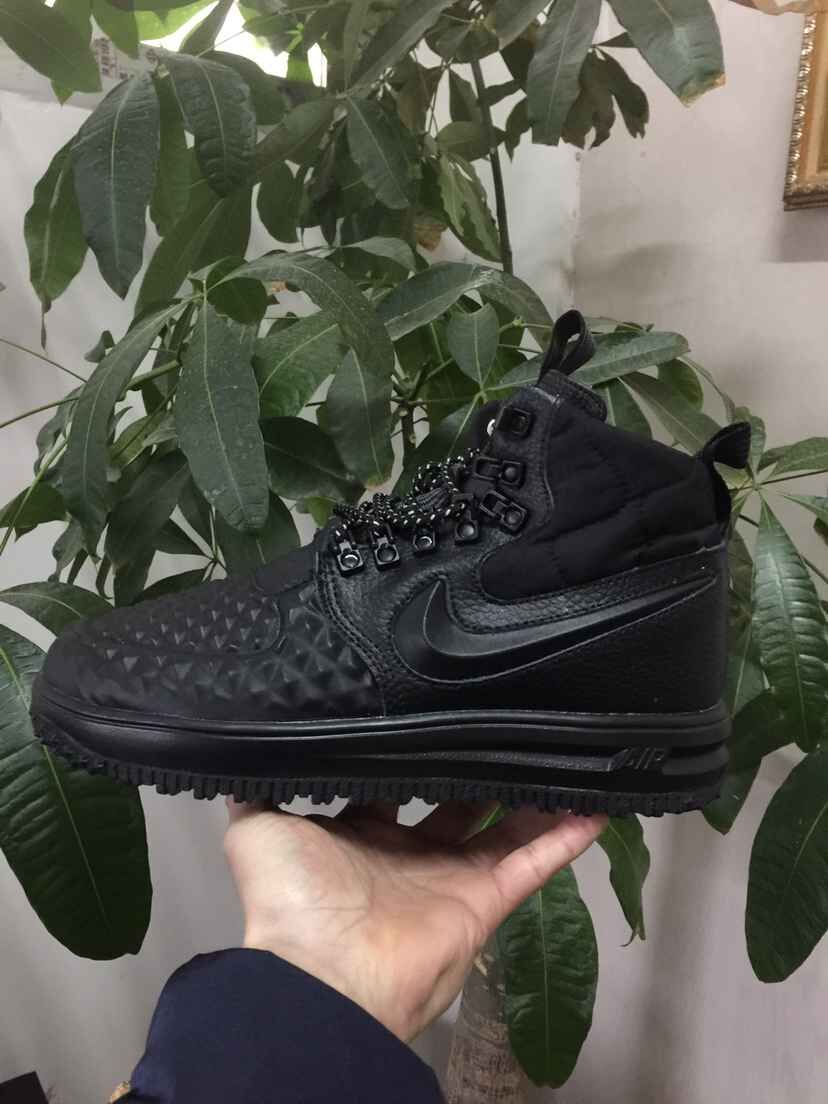 Nike Lunar Force 1 Duckboot All Black - Click Image to Close
